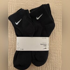 Nike Black Dri-fit Athletic Socks